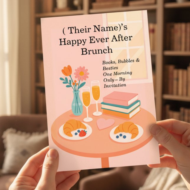 Invitation Rom-Com Brunch Book Club Birthday Party (Créateur téléchargé)