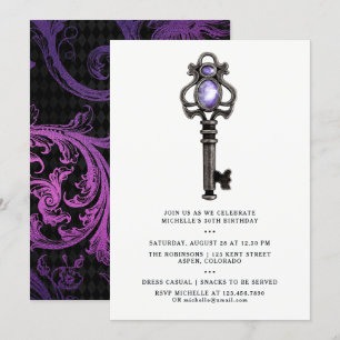 Invitation Romance gothique