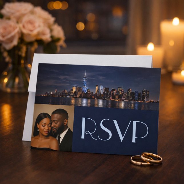 Invitation Romance, Style, and Magic of New York City RSVP (Créateur téléchargé)