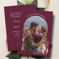 Romantic Arched Photo Mariage Bourgogne