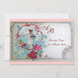INVITATION ROMANTICA  MONOGRAMME