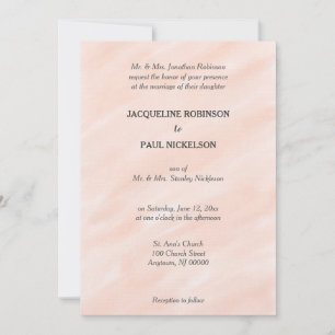 Invitation Romantique Blush Watercolor Laver mariage Invitati