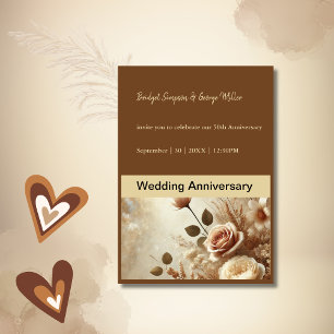Invitation Romantique Dreamtic Floral Mariage anniversaire