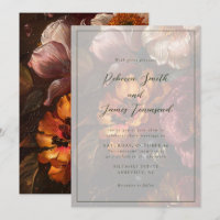 Romantique Elegant Art Floral Peinture Mariage