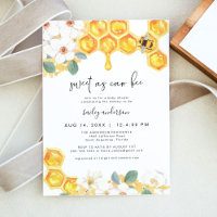 ROMY Sweet As Can Bee Baby shower Floral Blanc