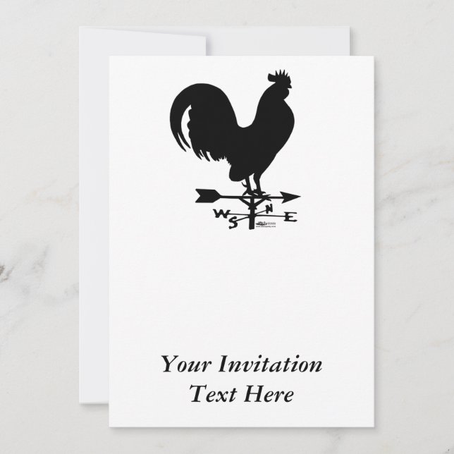 Invitation Rooster de Weathervane (Devant)