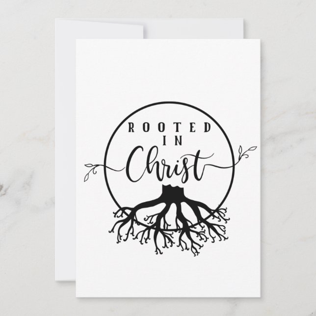 Invitation Rooted in Christ (Devant)