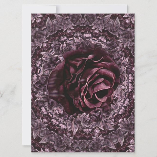 Invitation Rosace Mandala  (Devant)