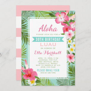 Invitations Faire Part Tropical Zazzle Fr