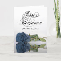 Rose bleu acier Élégant Mariage photo romantique