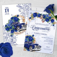 Rose bleu Chola Oldie Lowrider Chicana Quinceanera