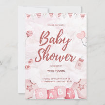 Rose Clair Illustratif Aquarelle Moderne Enfantin