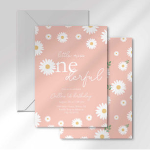 Invitation Rose Daisy Petite Mademoiselle Merveilleuse Invita