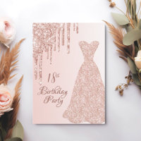 rose de 18e anniversaire robe or parties scintilla