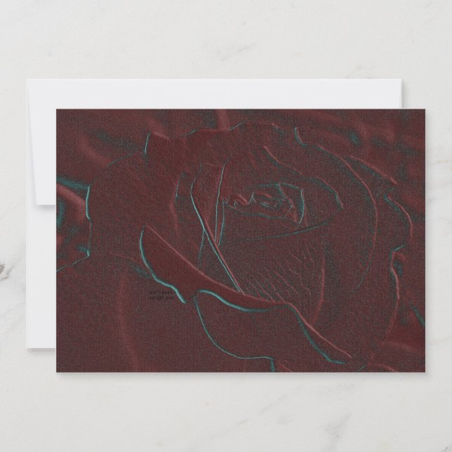 Invitation Rose de Bourgogne (Devant)