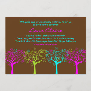 Invitation Rose de chocolat de Claire de liane d'invitation