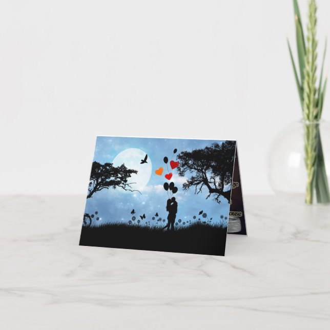 Invitation Rose de Golding plié (Devant)