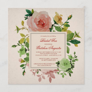 Invitation Rose de jardin