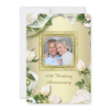 Rose d'or Photo 50e fête d'anniversaire du Mariage