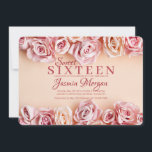 Invitation rose douce de roses<br><div class="desc">Un floral réaliste avec les roses roses doux encadrant le dessus et le bas de cette invitation féminine. ( Photo d'arrière - plan créée par denamorado - www.freepik.com). Il est facile customiser la carte avec vos mots, police et couleur de policePas exactement que recherchez-vous ? Tous nos produits peuvent être...</div>