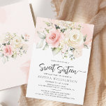 Invitation Rose Floral Sweet 16 Anniversaire<br><div class="desc">Jolie moderne élégante Sweet 16 invitations de fête d'anniversaire. Le modèle qui peut être facilement édité et le texte remplacé par vos propres détails en cliquant sur le bouton "Personnaliser". Pour plus de personnalisation, utilisez notre outil de conception pour modifier ce modèle. CONSEIL : Consultez les autres objets d'anniversaire de...</div>