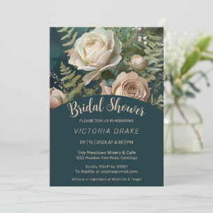 Invitation rose Garden Bridal Shower