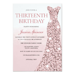 Invitations Faire Part Rose Gold Zazzle Fr