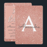 Invitation Rose Gold Sparkle Parties scintillant 30e fête d'a<br><div class="desc">Rose Gold Sparkle Parties scintillant Girly Birthday Party Monogramme Nom et 30ème anniversaire initial Invitation de fête. Cette 30e invitation de 30 ans est parfaite pour la Parties scintillant Rose Gold Sparkle Girly Party qui cherche à célébrer en Rose Rose Gold.</div>