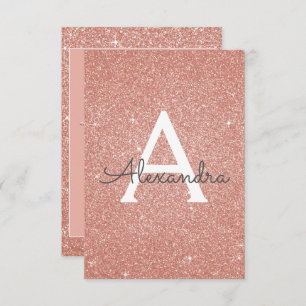 Invitation Rose Gold Sparkle Parties scintillant 50e fête d'a