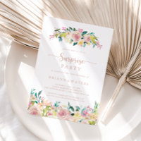 Rose Gold Spring Florale Surprise Party