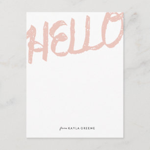 Invitation Rose gras