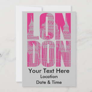 Invitation Rose Londres