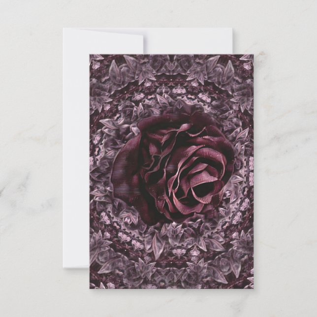 Invitation Rose Mandala (Devant)