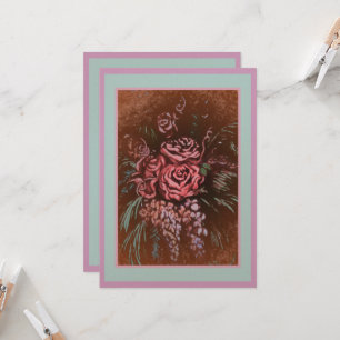 Invitation Rose mémorable