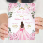 Invitation Rose Mis Quince 15 Anos Butterfly Gold Crown<br><div class="desc">Quinceañera Pink Butterfly Gold Crown Invitation Mis Quince 15 Anos,  16e anniversaire, </div>