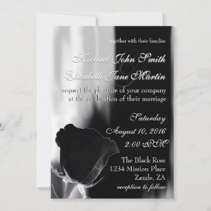 Invitation Rose Noire