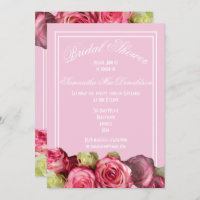 Rose rose de la frontière douche de nage d'été