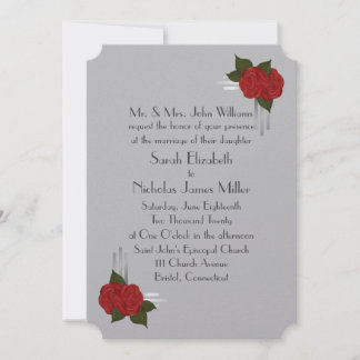 Invitation Rose simple et élégant