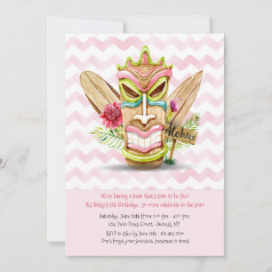 Invitation Rose Tiki