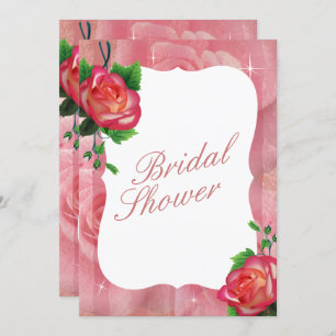 Invitation Rose victorien Dusty Floral Mariage