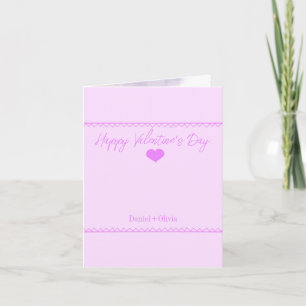 Invitation Rose - Violet Saint-Valentin