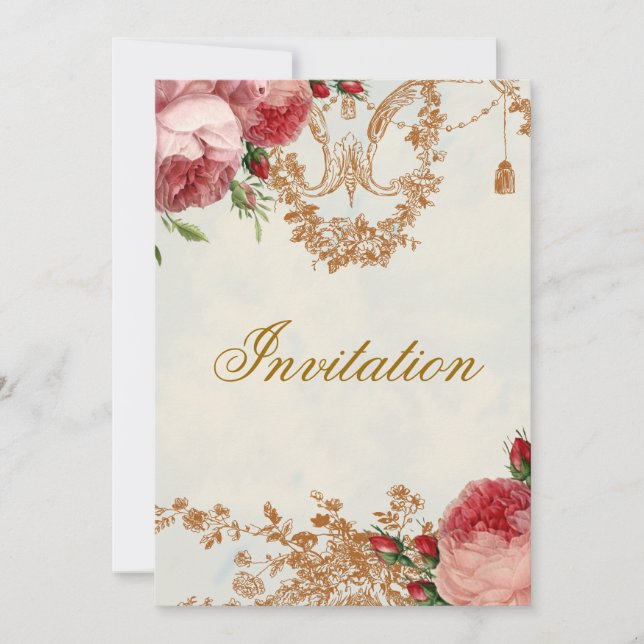 Invitation Roseraie de Blenheim - Ciel d'été (Devant)