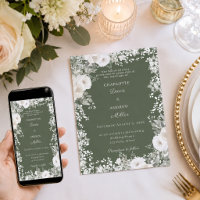 Roses blanches ivoire mousse verte neige mariage h