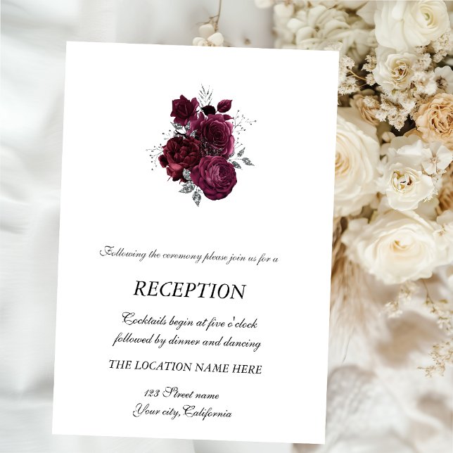 Invitation Roses de Bourgogne (Créateur téléchargé)