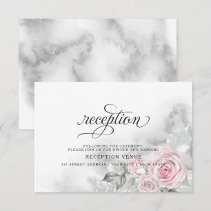 Invitation Roses rose chatoyantes BarefootBride™