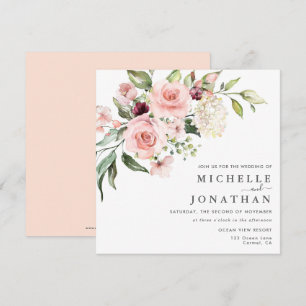 Invitation Roses roses romantiques Roses Rose Dusty Faire-par