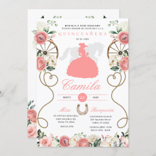 Invitation Roses roses roses occidentales Mariachi Charro Qui