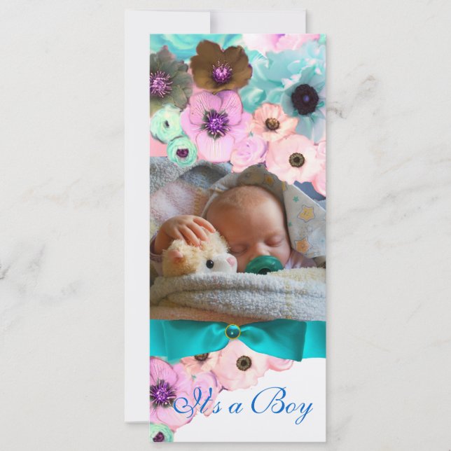 INVITATION ROSES ROSES ROSES ROSES ET MONOGRAMME MODÈLE PHOTO (Devant)