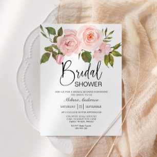 Invitation Roses Roses Roses Roses Florales Douche nuptiale I