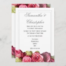 Roses roses roses simples mariage minimal